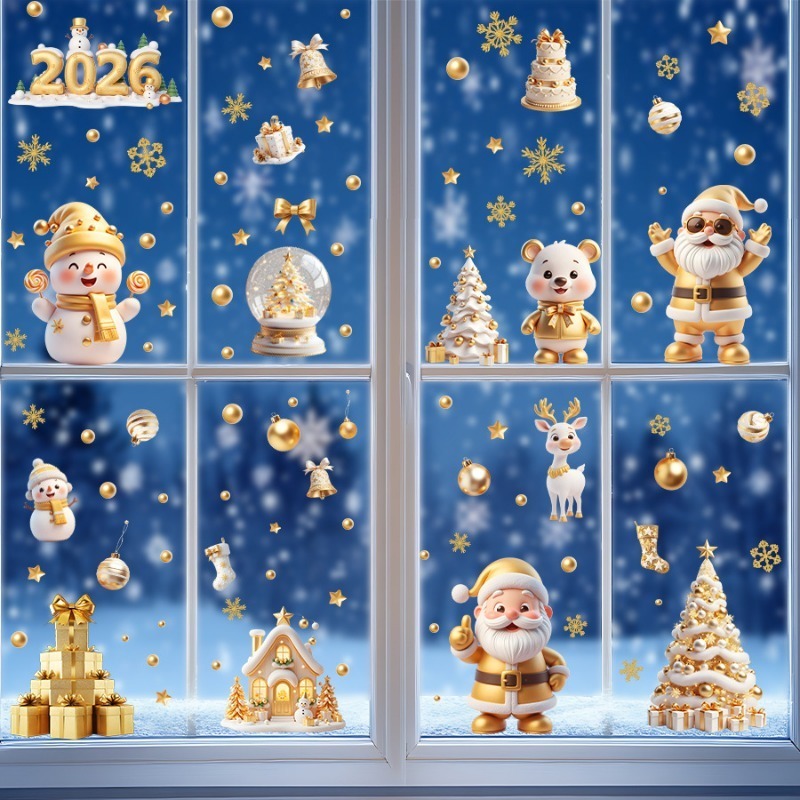 6 Sheets Set with Christmas Ba - Sticker Sheet Set avaliação e preço