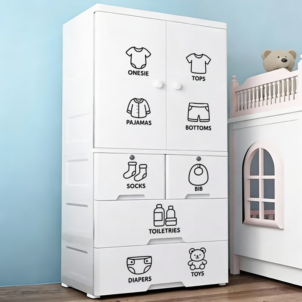 9 pcs/Sheet, Wardrobe Organize - Sticker Sheet Set avaliação e preço