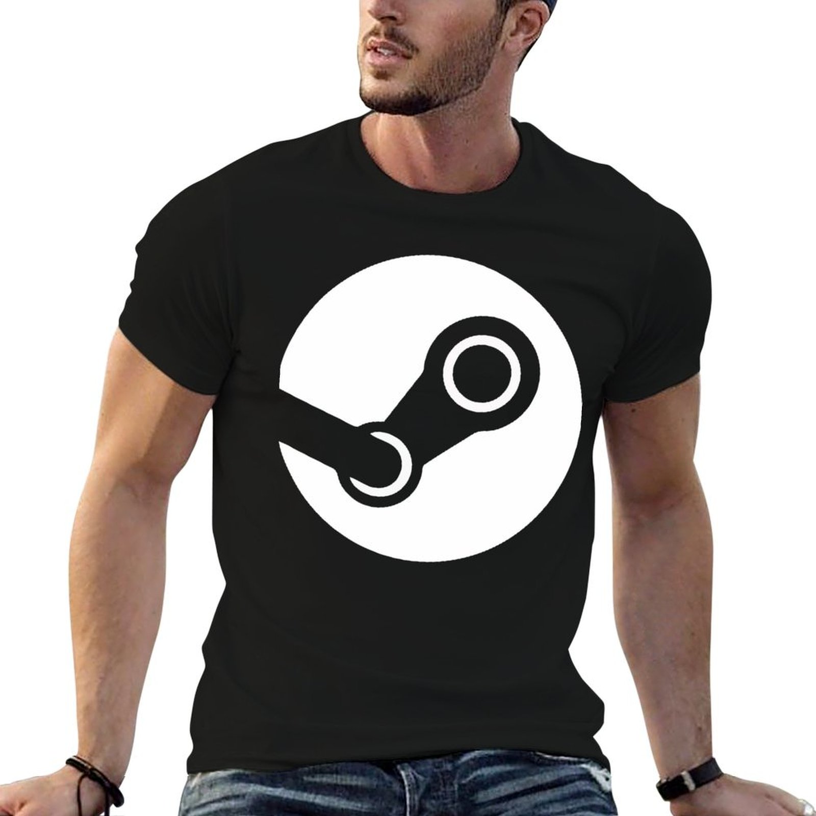 BEST SELLER - Steam Logo Merch - Anime Merchandise Logo avaliação e preço