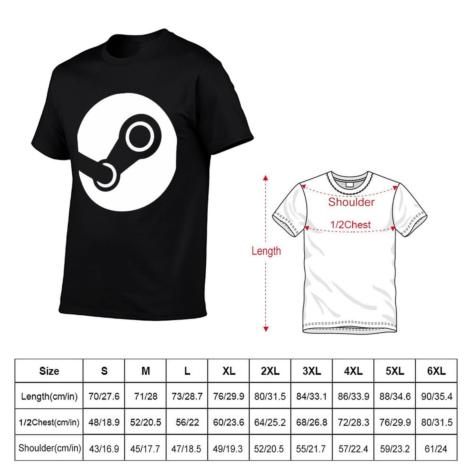 BEST SELLER - Steam Logo Merch - Anime Merchandise Logo avaliação e preço