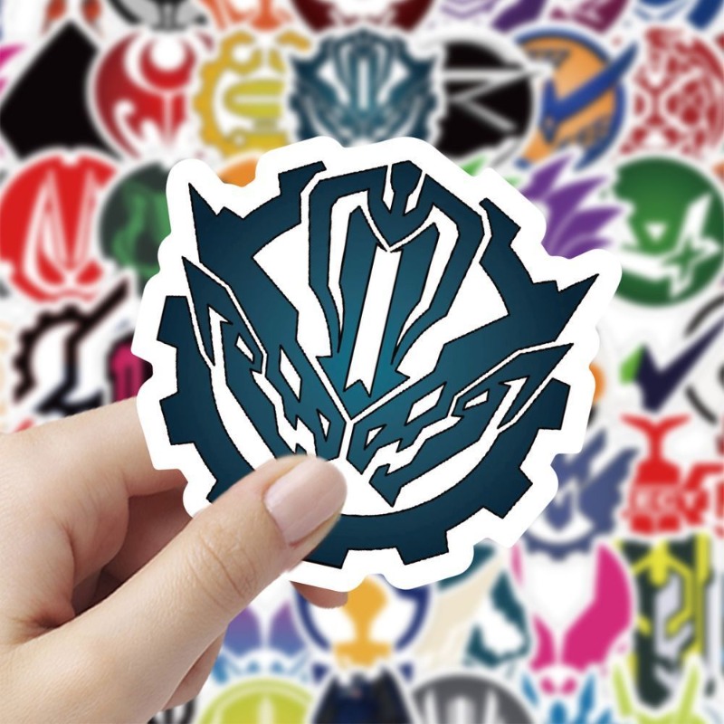 60 Sheets Kamen Rider Logo Sti - Sticker Sheet Set avaliação e preço