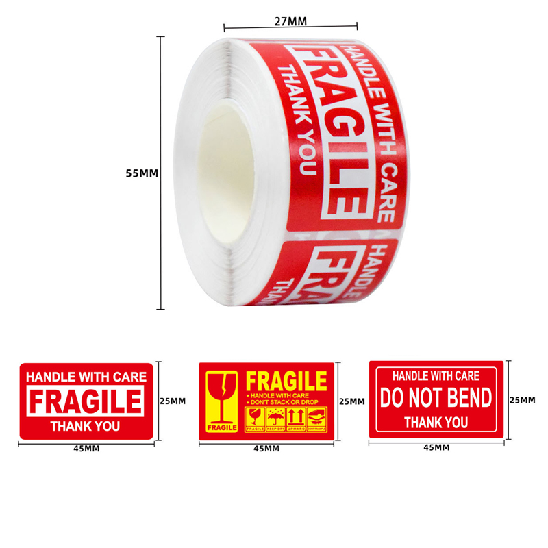 250PCS Fragile Stickers Handle - Sticker Sheet Set avaliação e preço