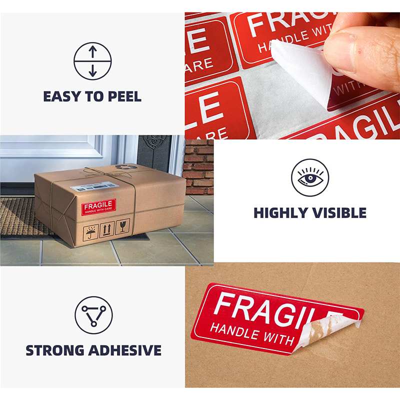 250PCS Fragile Stickers Handle - Sticker Sheet Set avaliação e preço