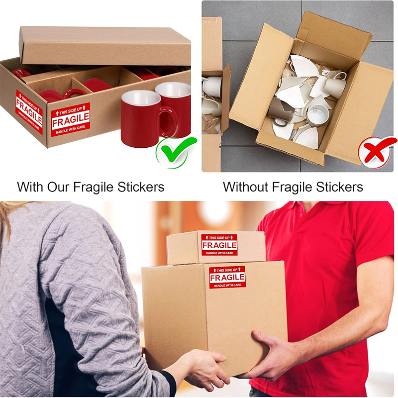 250PCS Fragile Stickers Handle - Sticker Sheet Set avaliação e preço
